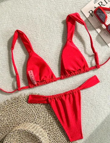 Costum de baie SHEIN, rosu