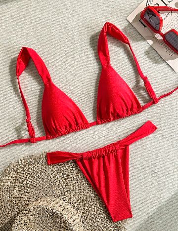 Costum de baie SHEIN, rosu
