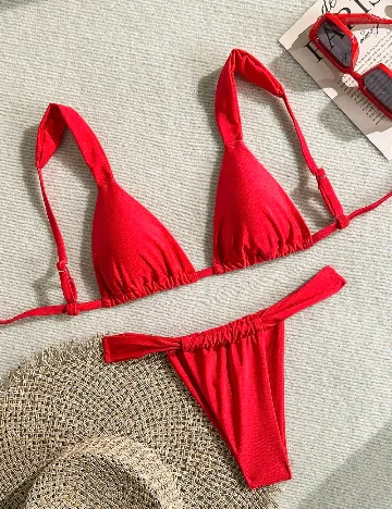 Costum de baie SHEIN, rosu