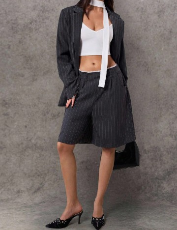 Pantaloni scurti SHEIN, gri