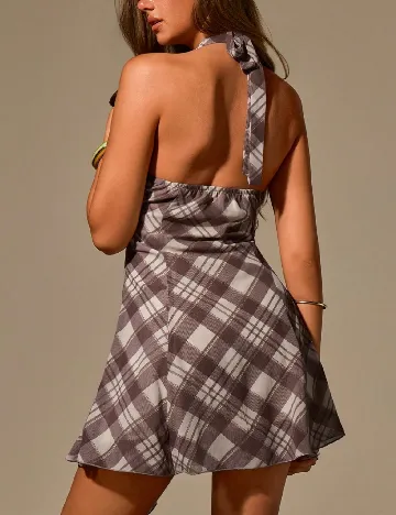 Rochie scurta SHEIN, maro deschis