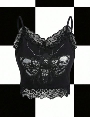 Top SHEIN, negru