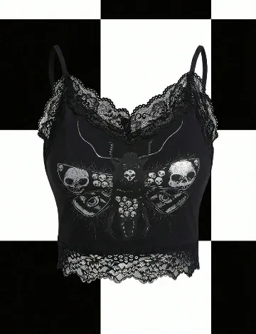 Top SHEIN, negru