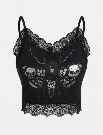 Top SHEIN, negru
