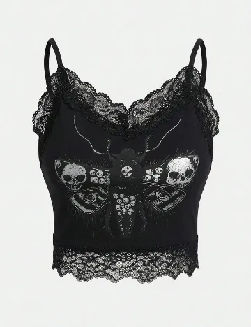 Top SHEIN, negru