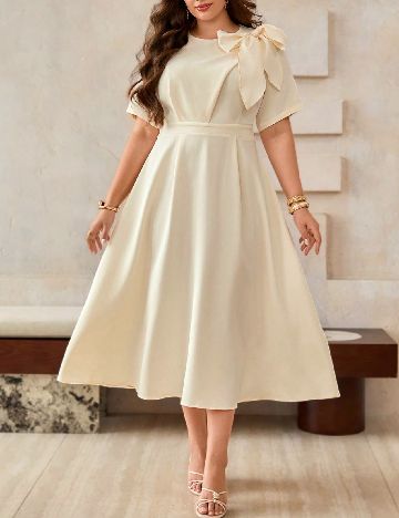 Rochie medie SHEIN CURVE, bej