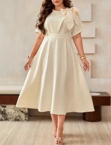 Rochie medie SHEIN CURVE, bej