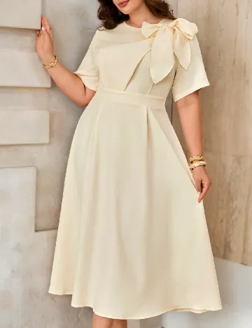 Rochie medie SHEIN CURVE, bej