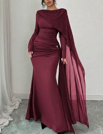 Rochie lunga SHEIN, rosu