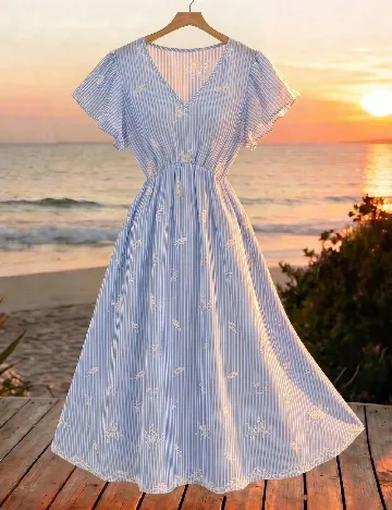 Rochie medie SHEIN, albastru