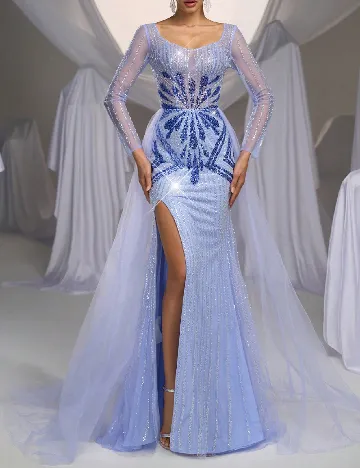Rochie lunga SHEIN, albastru