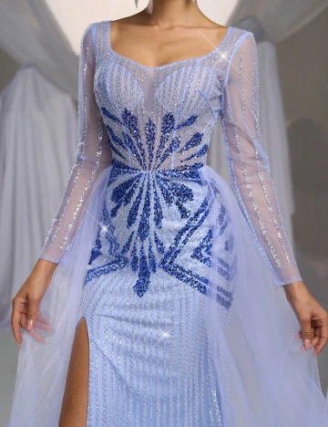 Rochie lunga SHEIN, albastru