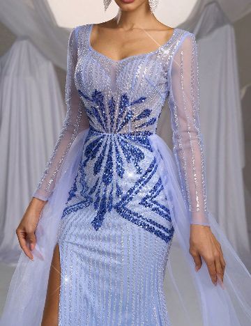 Rochie lunga SHEIN, albastru