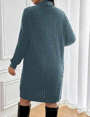 Rochie medie SHEIN CURVE, albastru