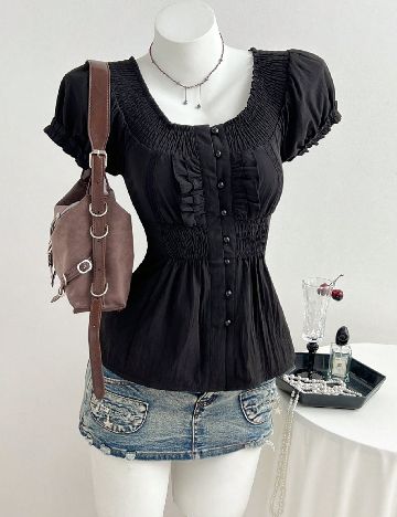 Bluza SHEIN, negru
