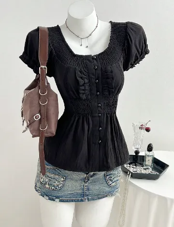Bluza SHEIN, negru