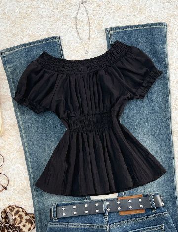 Bluza SHEIN, negru