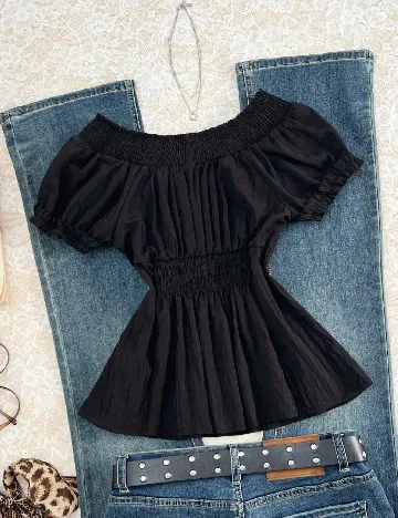 Bluza SHEIN, negru