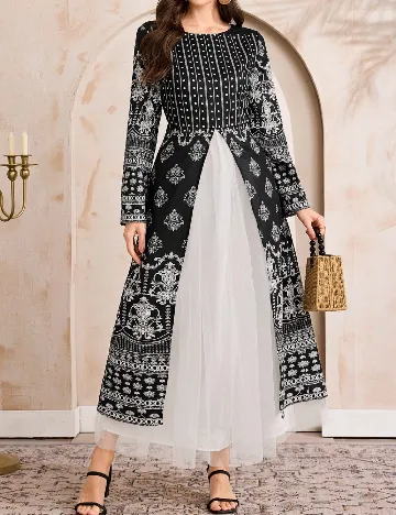Rochie lunga SHEIN, negru