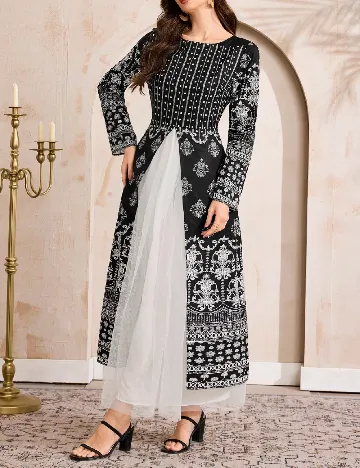 Rochie lunga SHEIN, negru