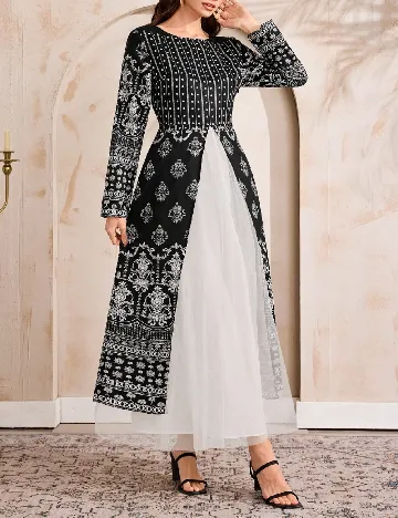 Rochie lunga SHEIN, negru