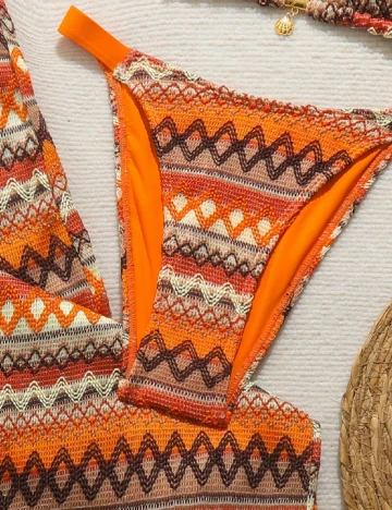 Costum de baie SHEIN, mix culori