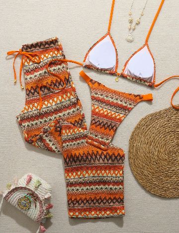 Costum de baie SHEIN, mix culori