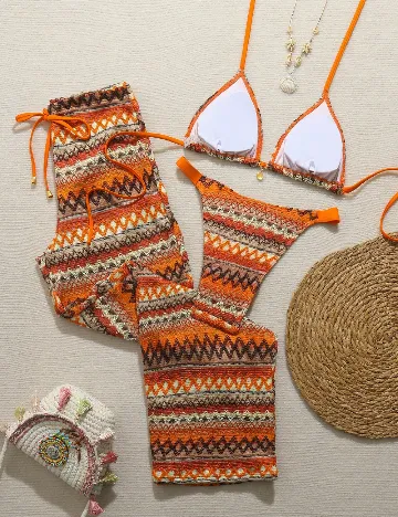 Costum de baie SHEIN, mix culori