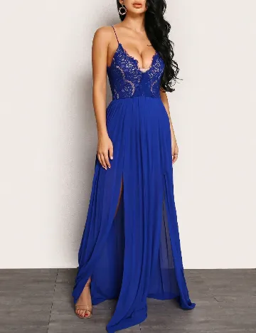 Rochie lunga SHEIN, albastru