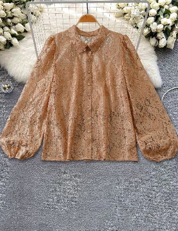 Camasa SHEIN CURVE, maro