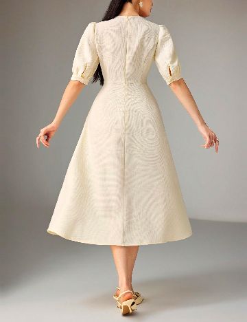 Rochie medie SHEIN, crem