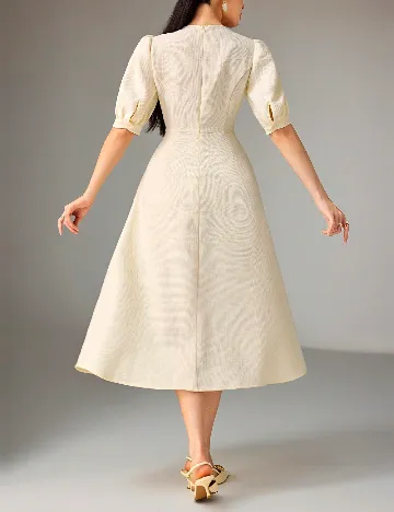 Rochie medie SHEIN, crem