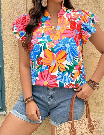 Bluza SHEIN CURVE, mix culori