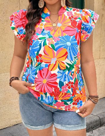 Bluza SHEIN CURVE, mix culori