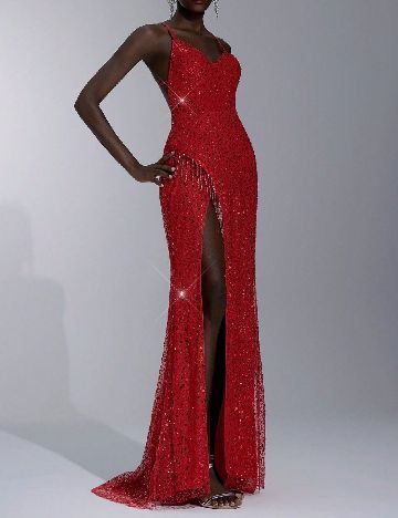 Rochie lunga SHEIN, rosu