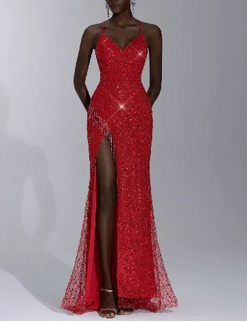 Rochie lunga SHEIN, rosu