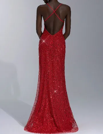 Rochie lunga SHEIN, rosu