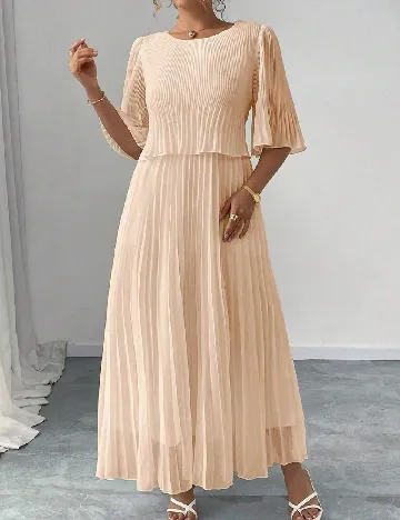 Rochie lunga SHEIN CURVE, crem