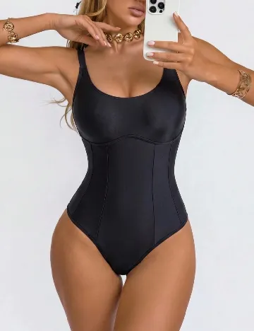 Costum de baie SHEIN, negru