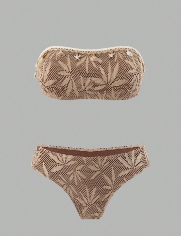 Costum de baie SHEIN, maro