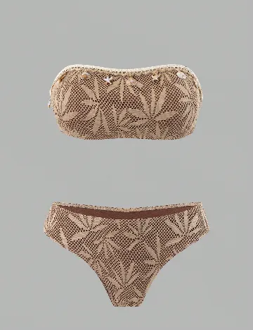 Costum de baie SHEIN, maro