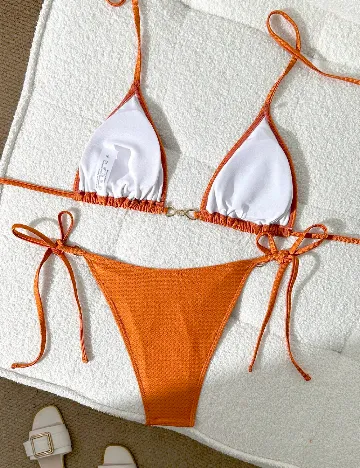 Costum de baie SHEIN, portocaliu