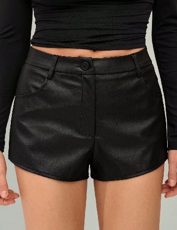 Pantaloni scurti SHEIN, negru