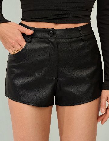 Pantaloni scurti SHEIN, negru