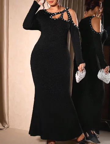 Rochie lunga SHEIN CURVE, negru