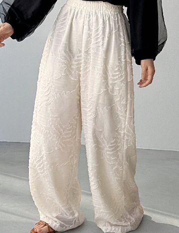 Pantaloni SHEIN, ecru