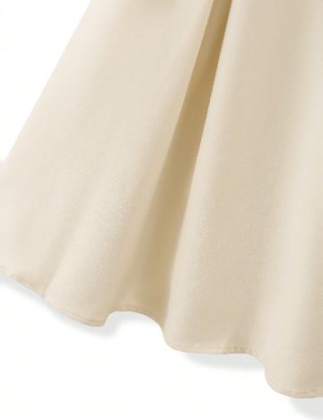 Rochie scurta SHEIN, crem
