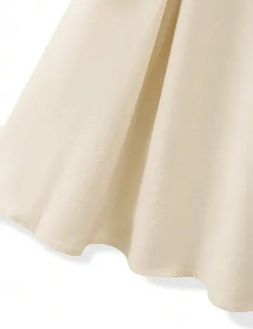 Rochie scurta SHEIN, crem