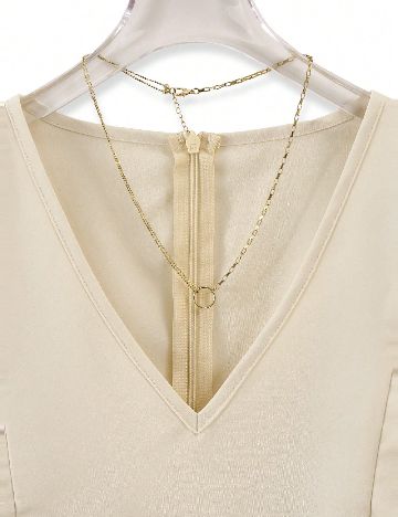 Rochie scurta SHEIN, crem