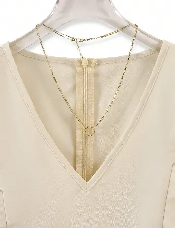 Rochie scurta SHEIN, crem